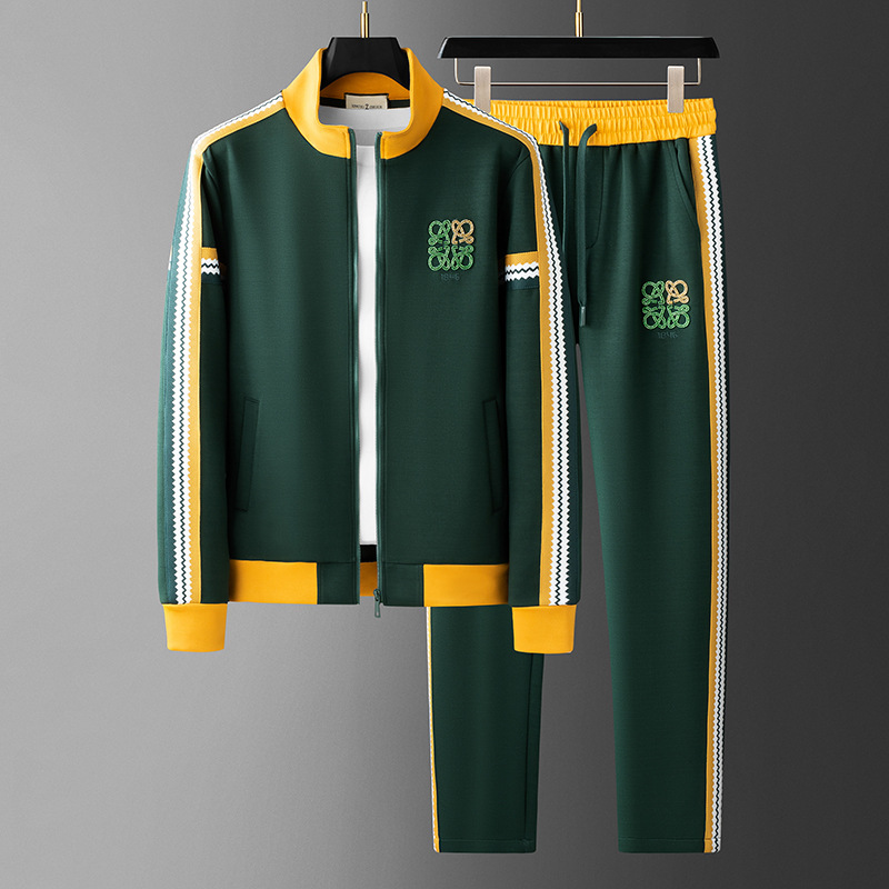 Jovanes | Premium Romeins trainingspak voor heren – Slim fit, lycra-stof, gestreepte details