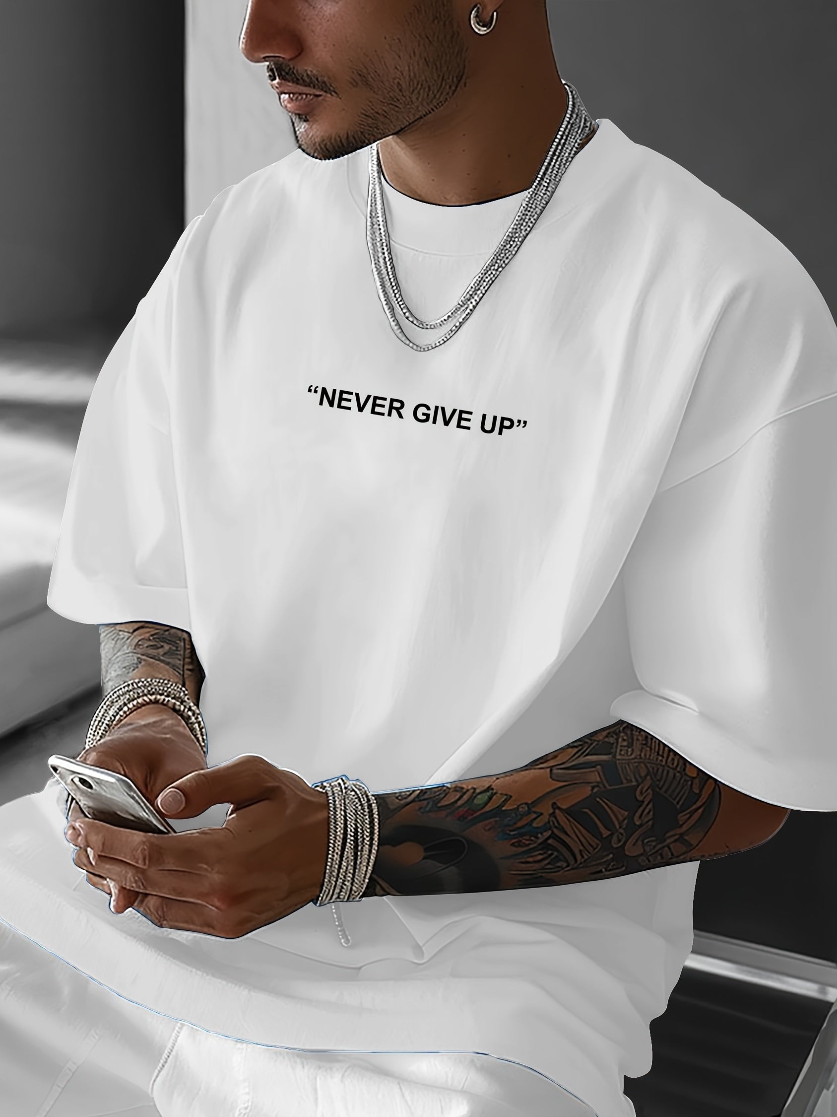 Lorant | Heren-T-shirt Oversized - Casual Katoenen T-shirt, Relaxed Fit, Grafische print
