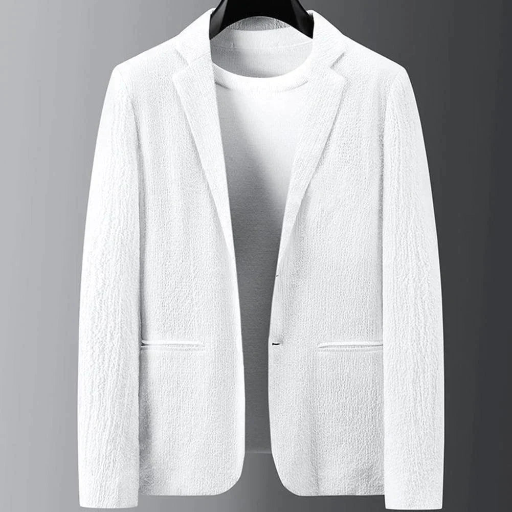 Nektarios | Lichtgewicht comfortabel herenpak – blazer en broek, slim fit, casual
