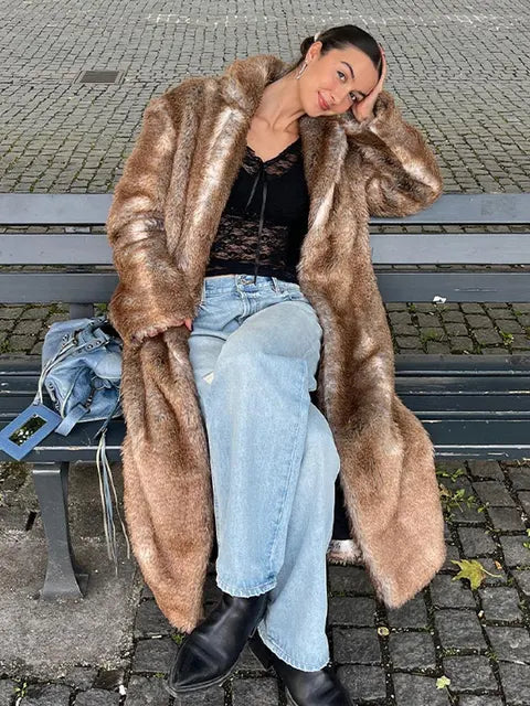 Eska | Gezellige teddy winterjas voor dames