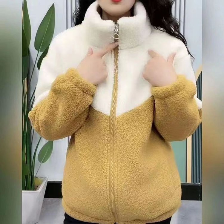 Callen | Teddy fleece jas voor dames – opstaande kraag, zachte en warme winterjas
