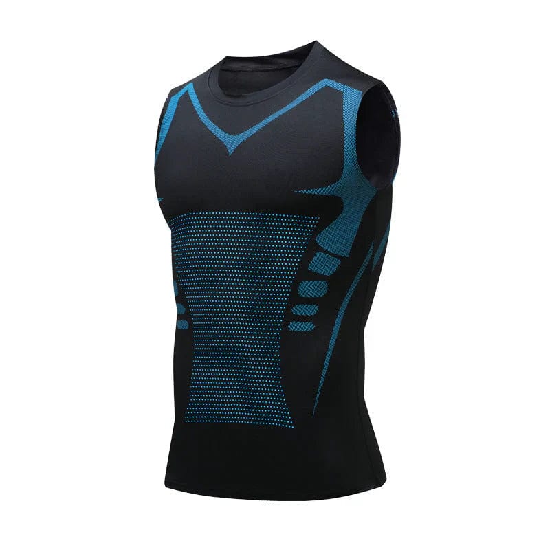 CoreSculpt | Compressie-afslankvest voor heren - Mouwloze Shaper Tank voor sportschool, lichaamshouding en buikspiercontrole