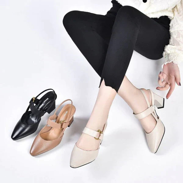 Heulwen | Orthopedische Schoenen met Hak - Comfortabele Geklede Schoenen met Puntige Teen