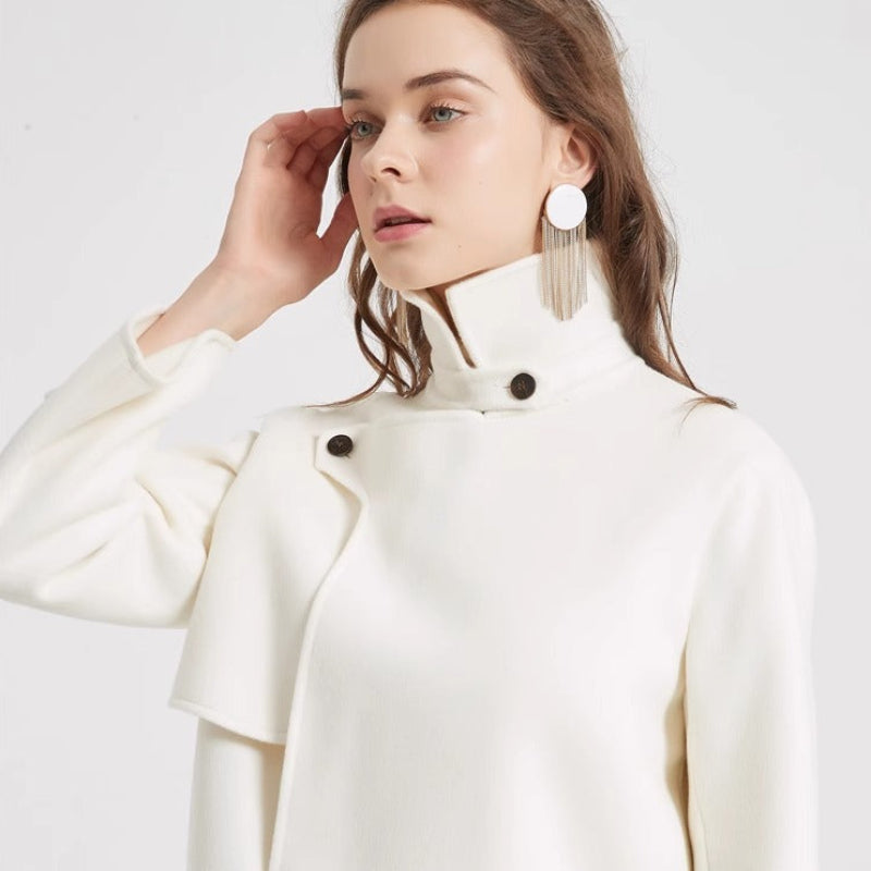 Virielle | Elegante wollen damesjas – zacht, warm en stijlvol