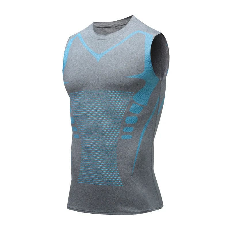 CoreSculpt | Compressie-afslankvest voor heren - Mouwloze Shaper Tank voor sportschool, lichaamshouding en buikspiercontrole