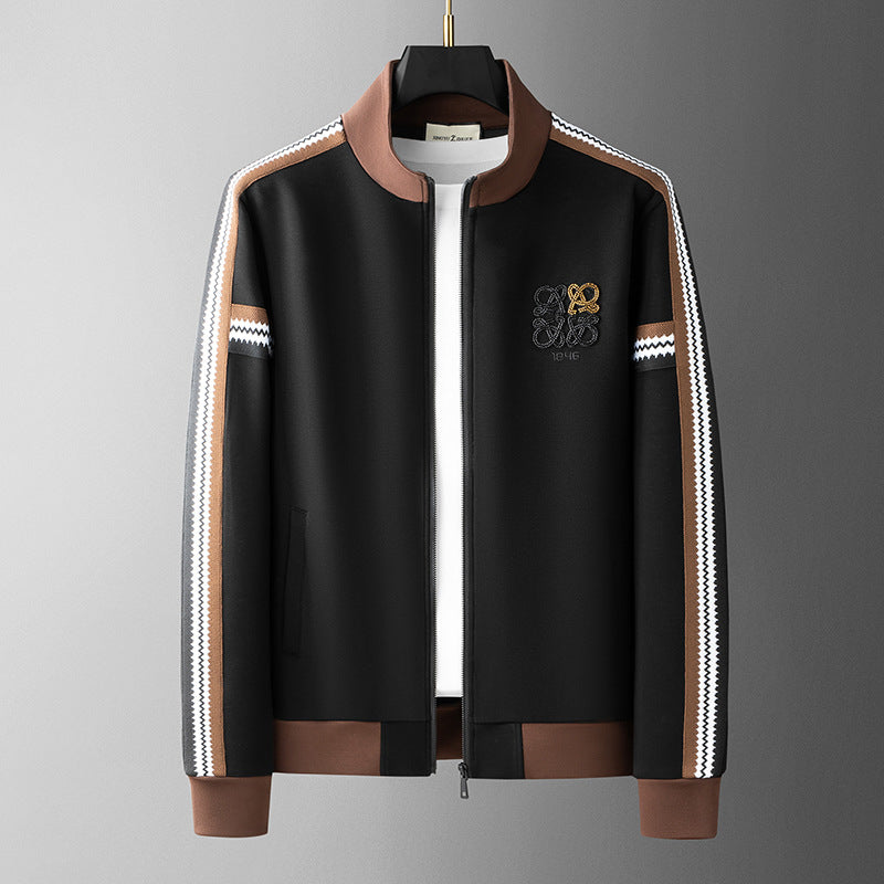 Jovanes | Premium Romeins trainingspak voor heren – Slim fit, lycra-stof, gestreepte details