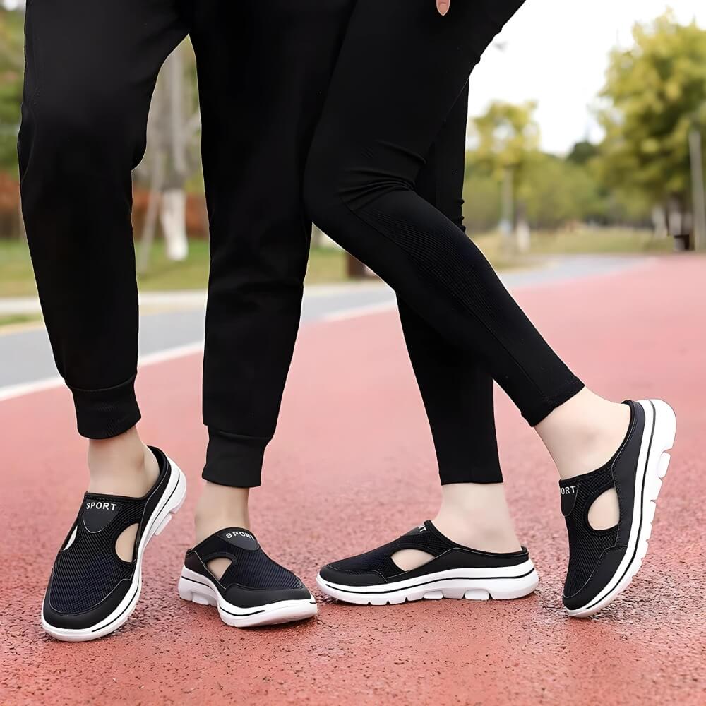 SlipFit | Comfortabele Slip-On Sportsandalen - Schokdempend