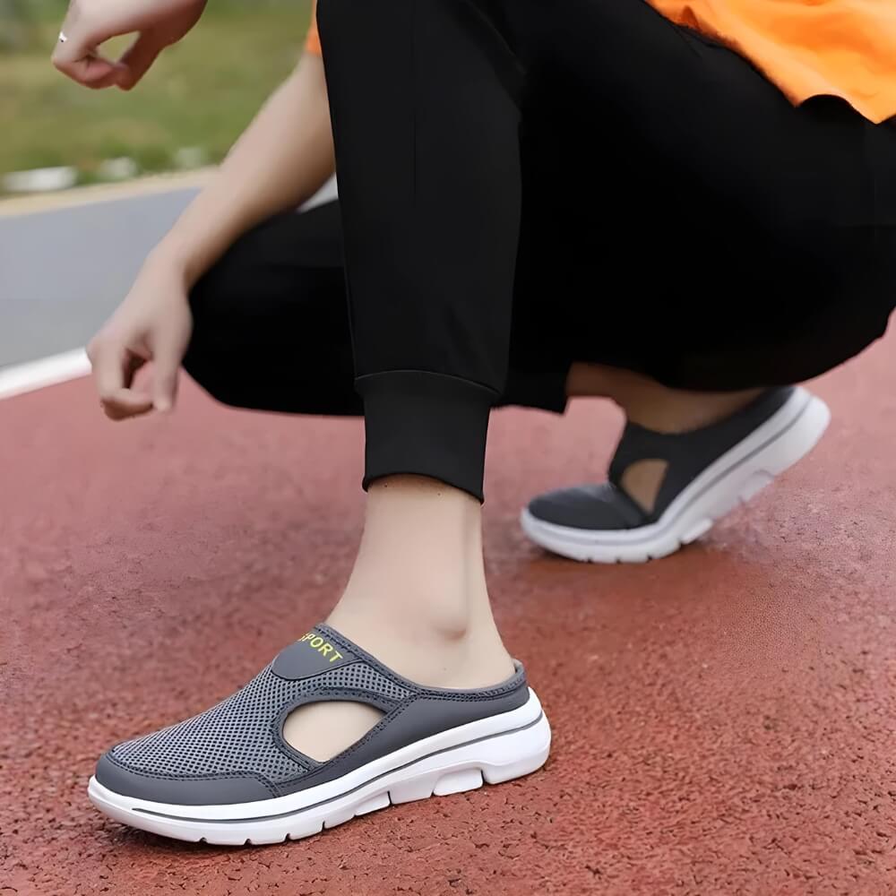 SlipFit | Comfortabele Slip-On Sportsandalen - Schokdempend