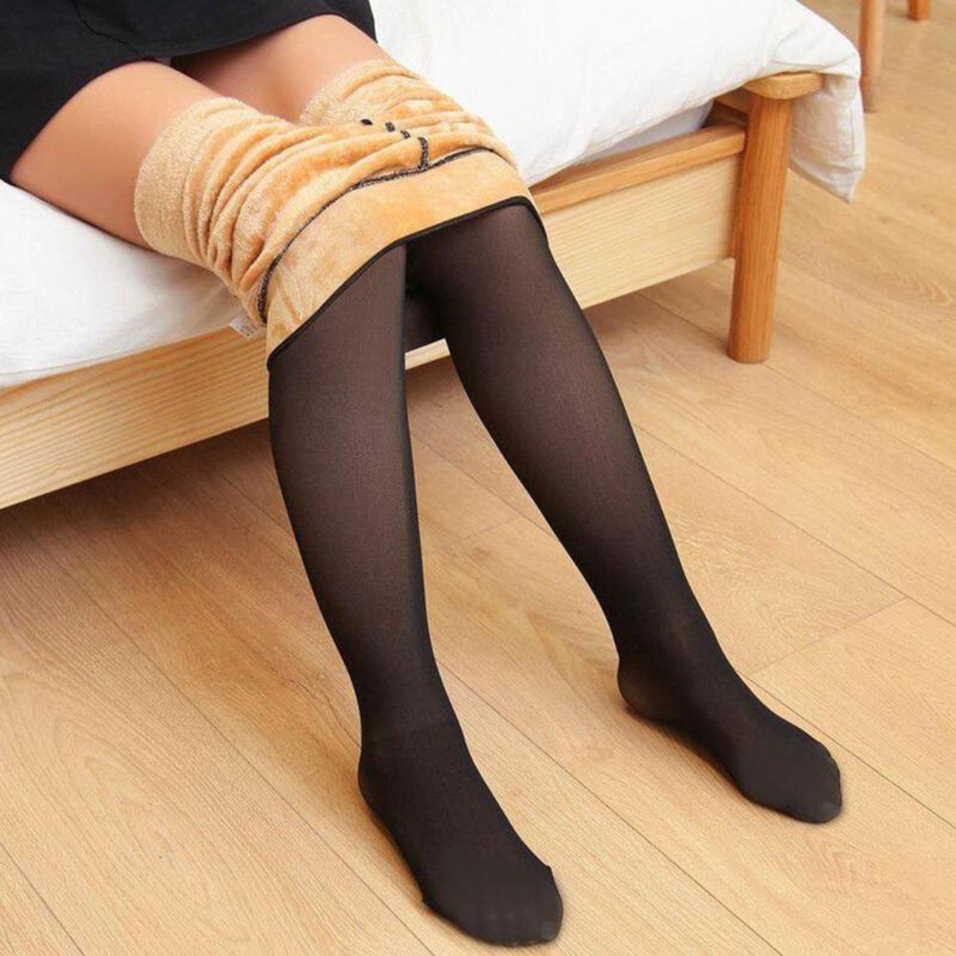 Thermelle | Thermische fleece legging voor dames – Hoge taille, warme winterlegging