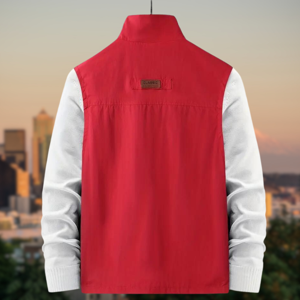 Torsten | Mouwloos multifunctioneel vest met meerdere zakken voor heren, casual outdoor vest