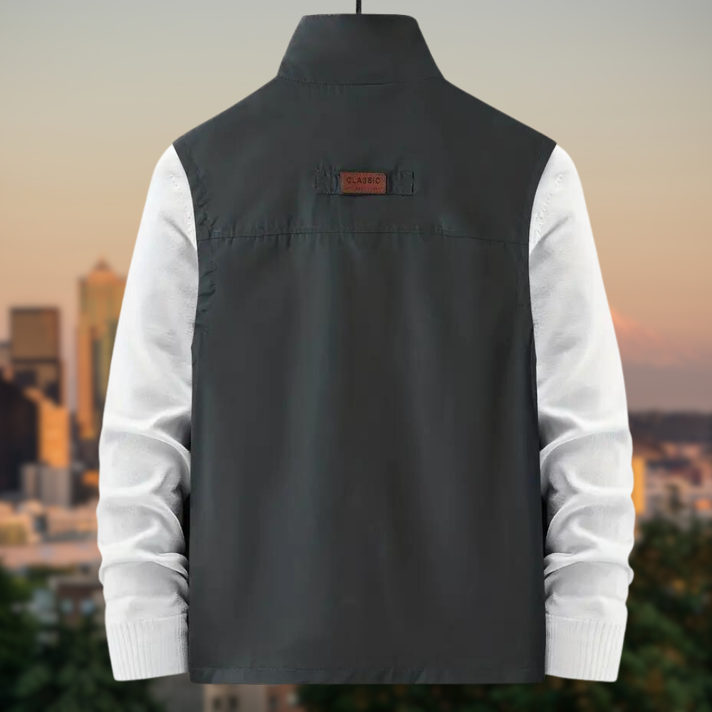 Torsten | Mouwloos multifunctioneel vest met meerdere zakken voor heren, casual outdoor vest