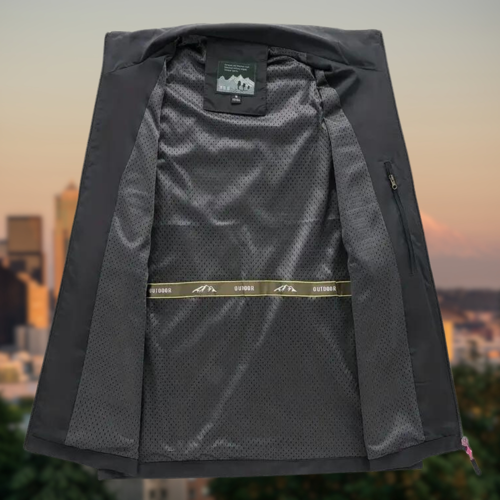 Torsten | Mouwloos multifunctioneel vest met meerdere zakken voor heren, casual outdoor vest