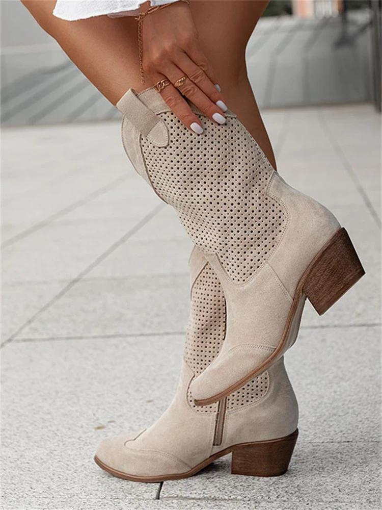Cybil | Cowboylaarzen voor dames - Ademende westernlaarzen voor comfort en stijl