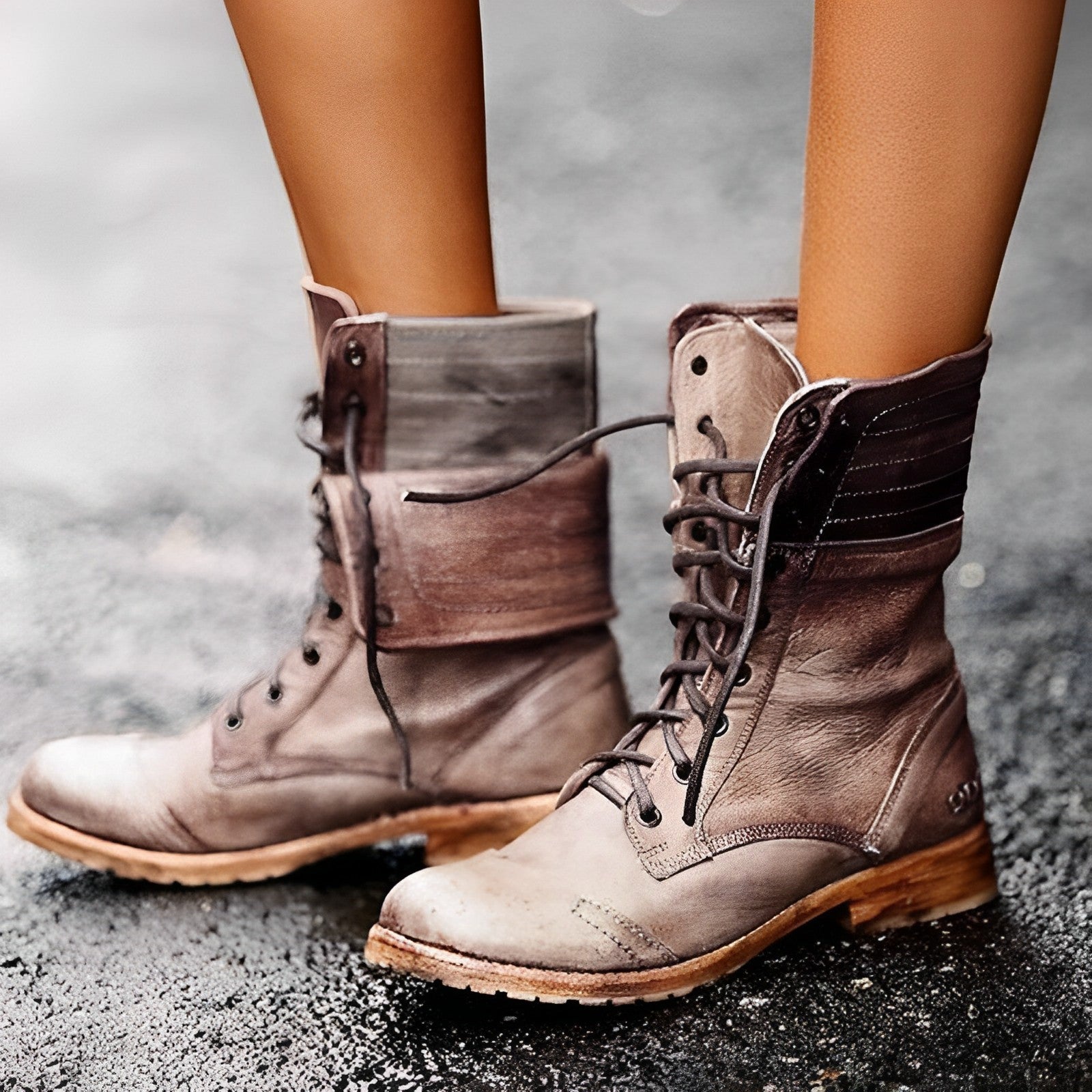 StylaBoot | Leren enkellaarzen voor dames – Duurzaam, comfortabel, slipvast casual- en outdoorschoeisel