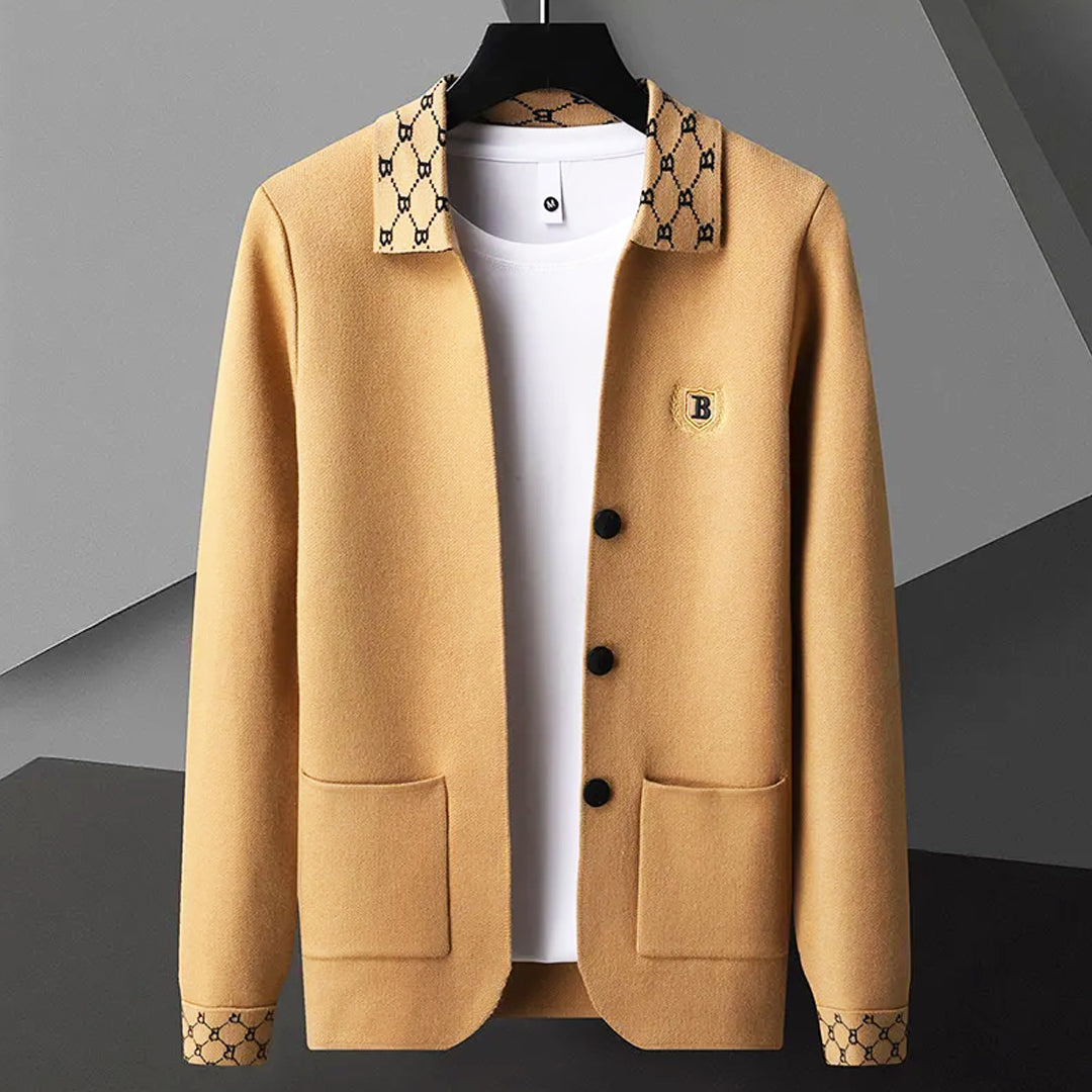 Zalven | Elegante herenvest – Lange mouwen Luxe polyester, casual en formeel