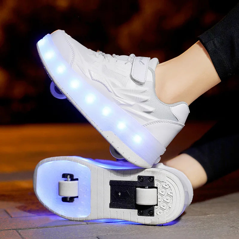 Rollix | 2-Wheel Roller Skate Shoes – Durable Outdoor Skating Sneakers