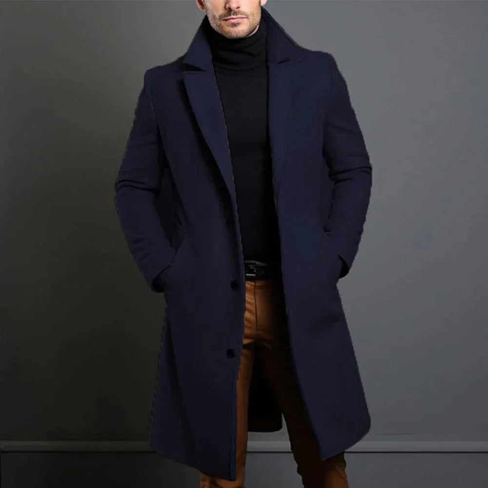 Cristan | Klassieke trenchcoat voor heren – Waterdichte overjas voor herfst en winter, elegante bovenkleding