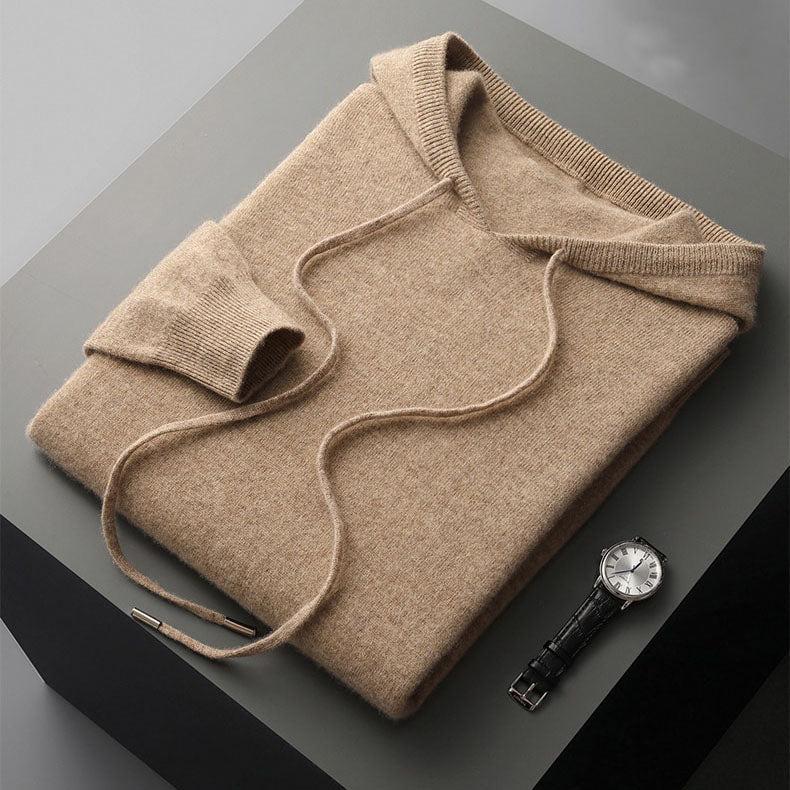 Brasken | Merino Wool Hoodie voor heren - Lichtgewicht, ademend, geurbestendig voor buiten