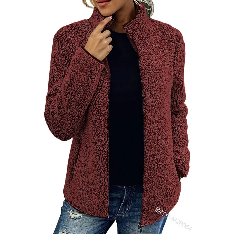 Lyraelle | Dames winter fleece jas – Warme, lichtgewicht casual jas
