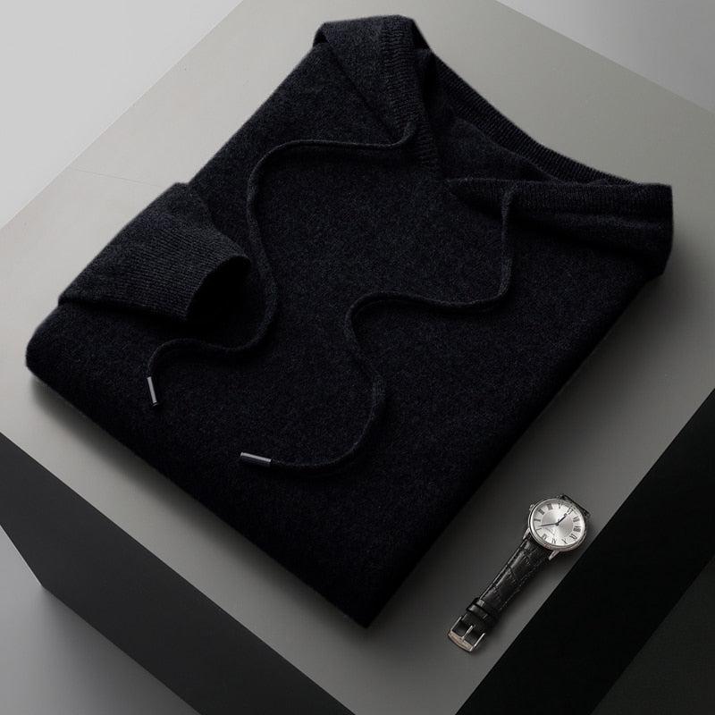 Brasken | Merino Wool Hoodie voor heren - Lichtgewicht, ademend, geurbestendig voor buiten