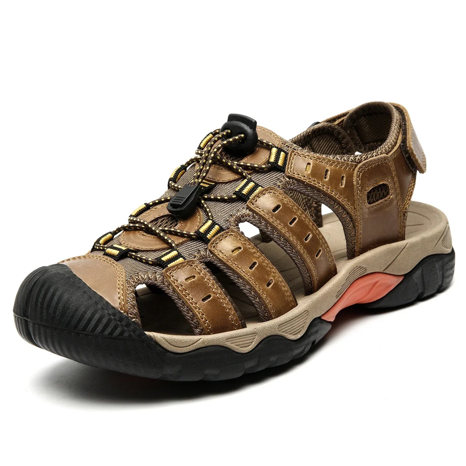 ComforTrek | Leren herensandalen - duurzaam en ademend zomerschoeisel