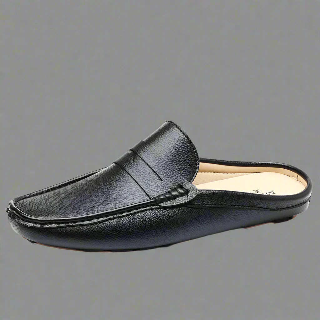 Daxton | Ademende Slip-On Leren Loafers voor Mannen - Comfortabele Casual Schoenen