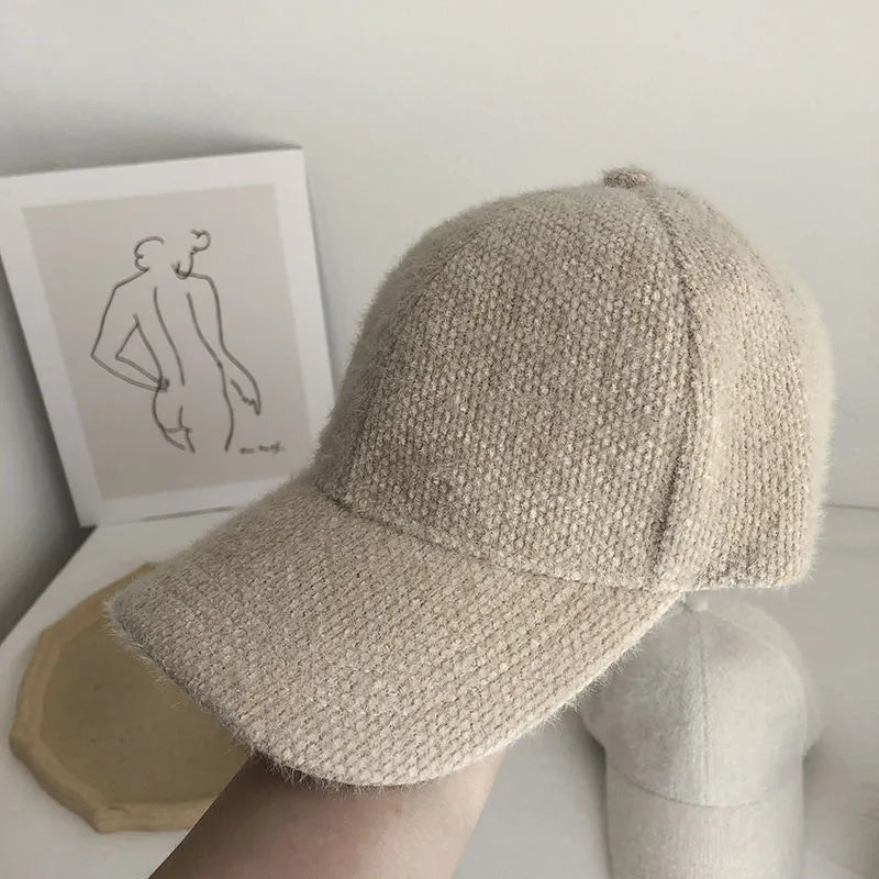 FrostCap | Unisex winterpet – zachte, warme pet met verstelbare klep voor mannen en vrouwen