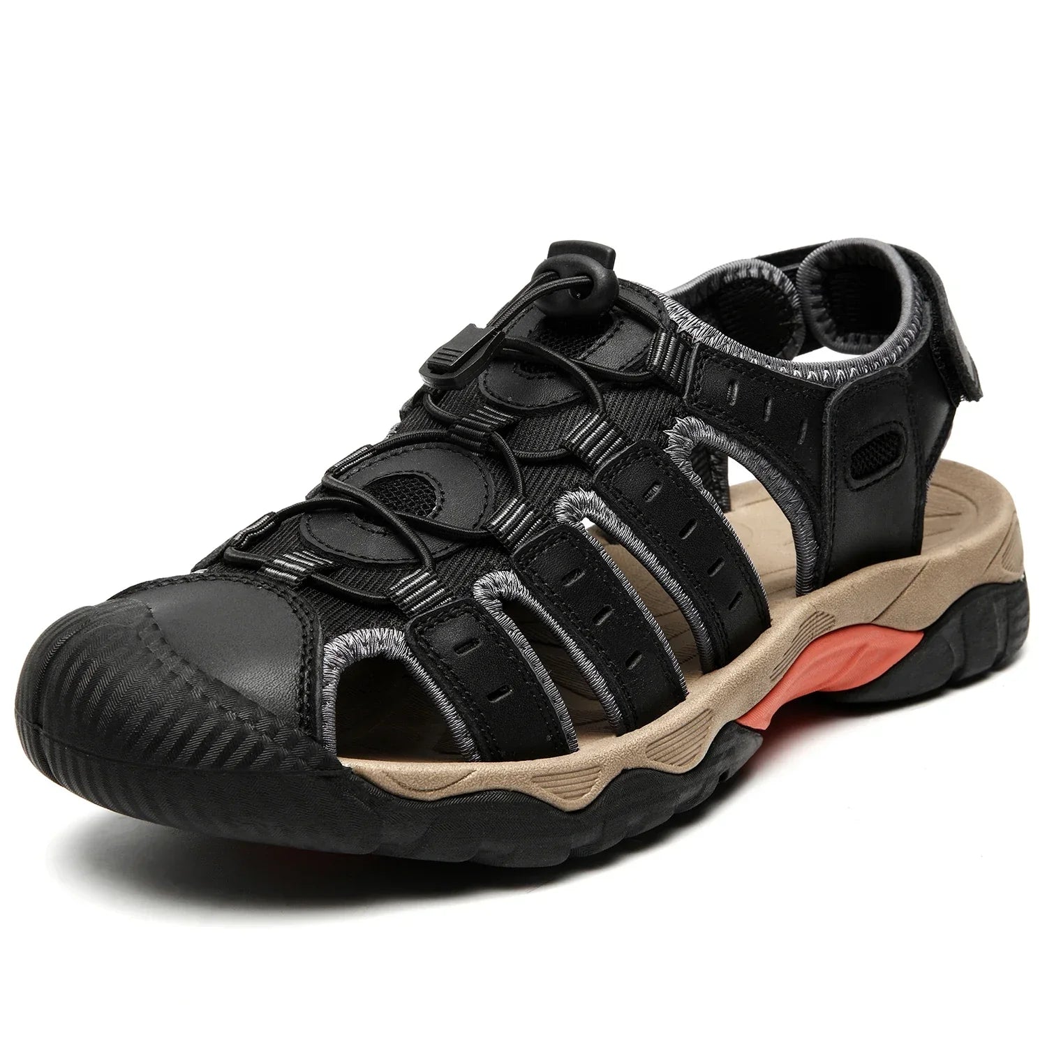 ComforTrek | Leren herensandalen - duurzaam en ademend zomerschoeisel