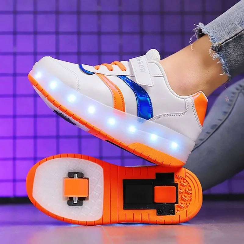 Rollix | 2-Wheel Roller Skate Shoes – Durable Outdoor Skating Sneakers