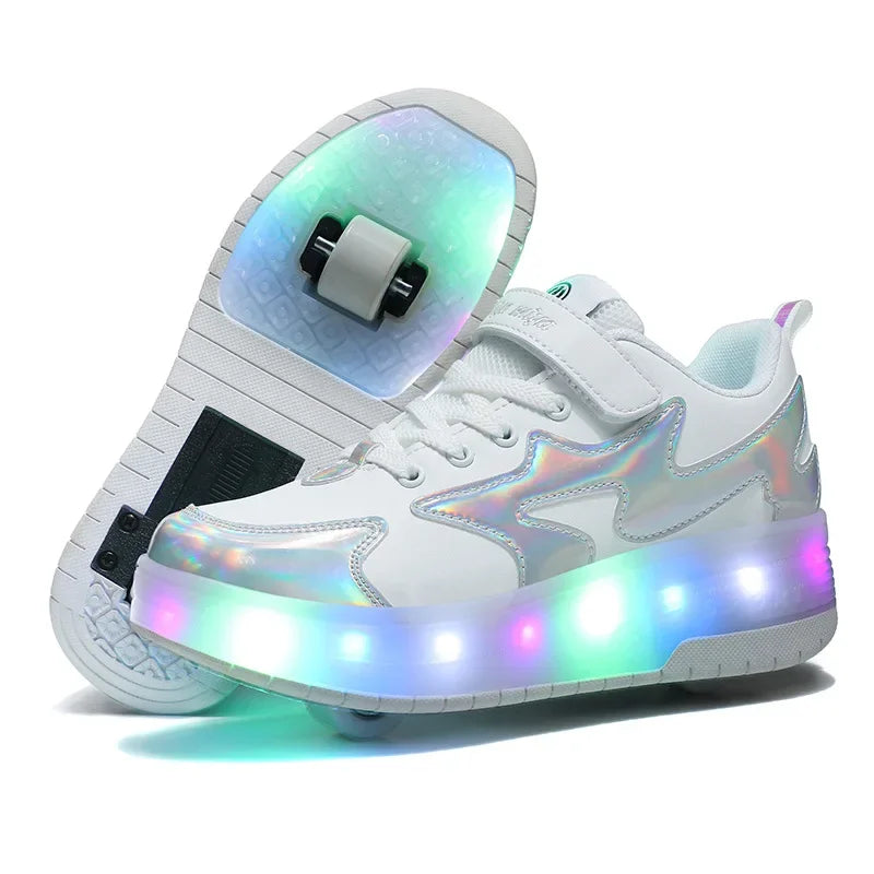 Rollix | 2-Wheel Roller Skate Shoes – Durable Outdoor Skating Sneakers