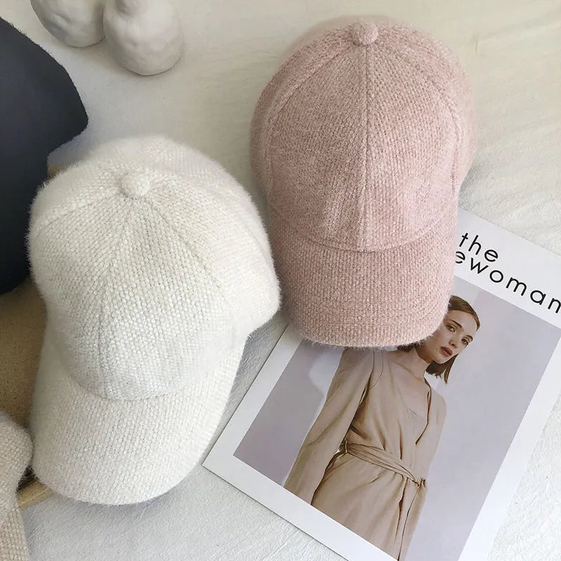 FrostCap | Unisex winterpet – zachte, warme pet met verstelbare klep voor mannen en vrouwen
