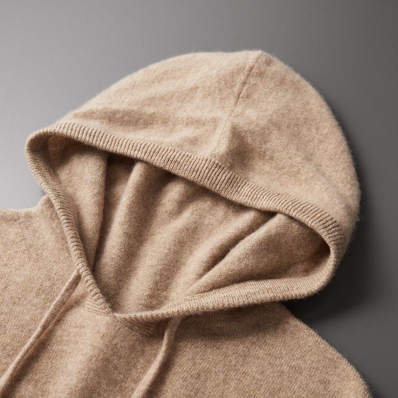 Brasken | Merino Wool Hoodie voor heren - Lichtgewicht, ademend, geurbestendig voor buiten