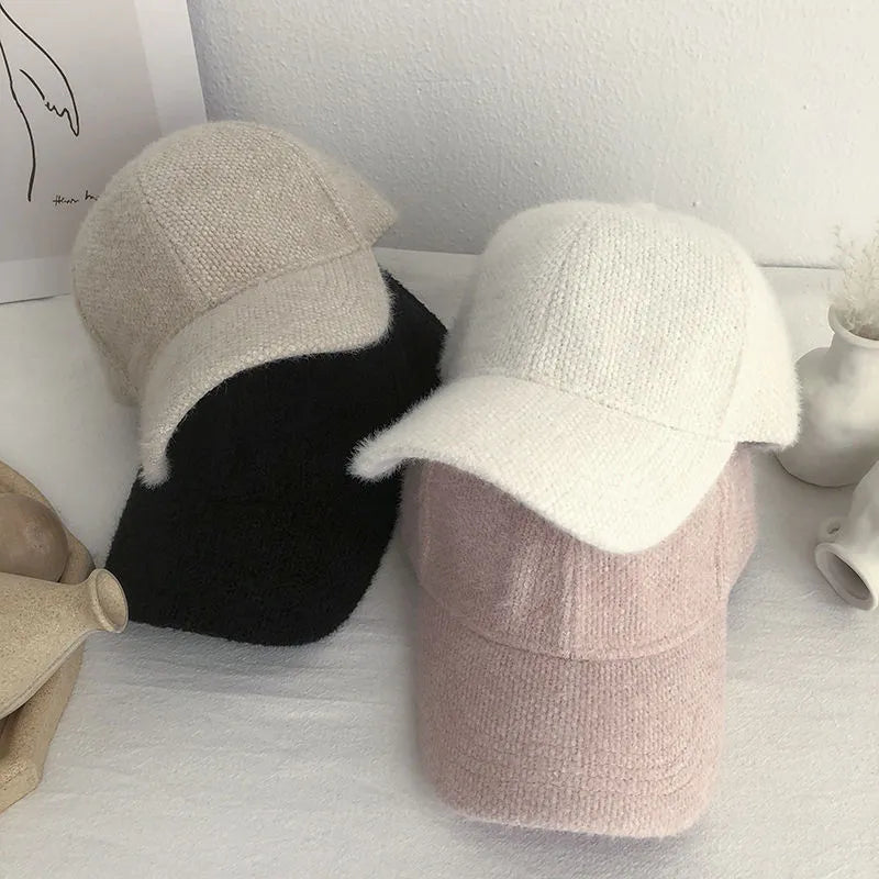 FrostCap | Unisex winterpet – zachte, warme pet met verstelbare klep voor mannen en vrouwen