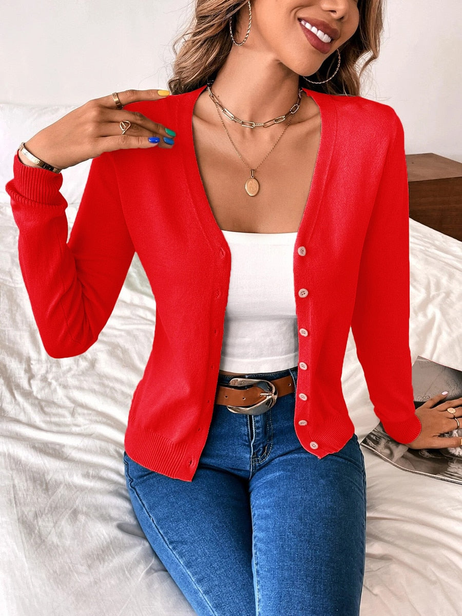 Eadlyn | Lichtgewicht vest met knopen – Elegante casual gebreide trui, zacht en veelzijdig