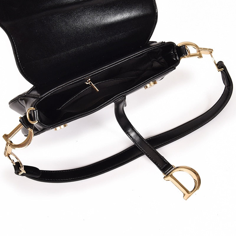 Cavessa | Luxe damestas – PU-leren Zadel Crossbody, elegante designerhandtas voor dames