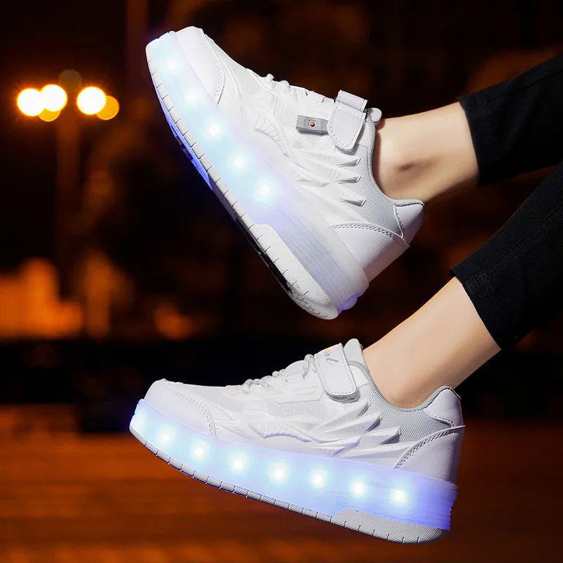 Rollix | 2-Wheel Roller Skate Shoes – Durable Outdoor Skating Sneakers