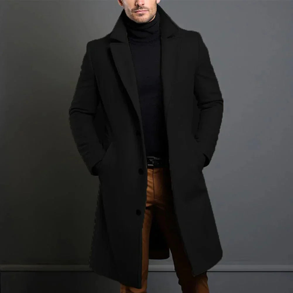 Cristan | Klassieke trenchcoat voor heren – Waterdichte overjas voor herfst en winter, elegante bovenkleding