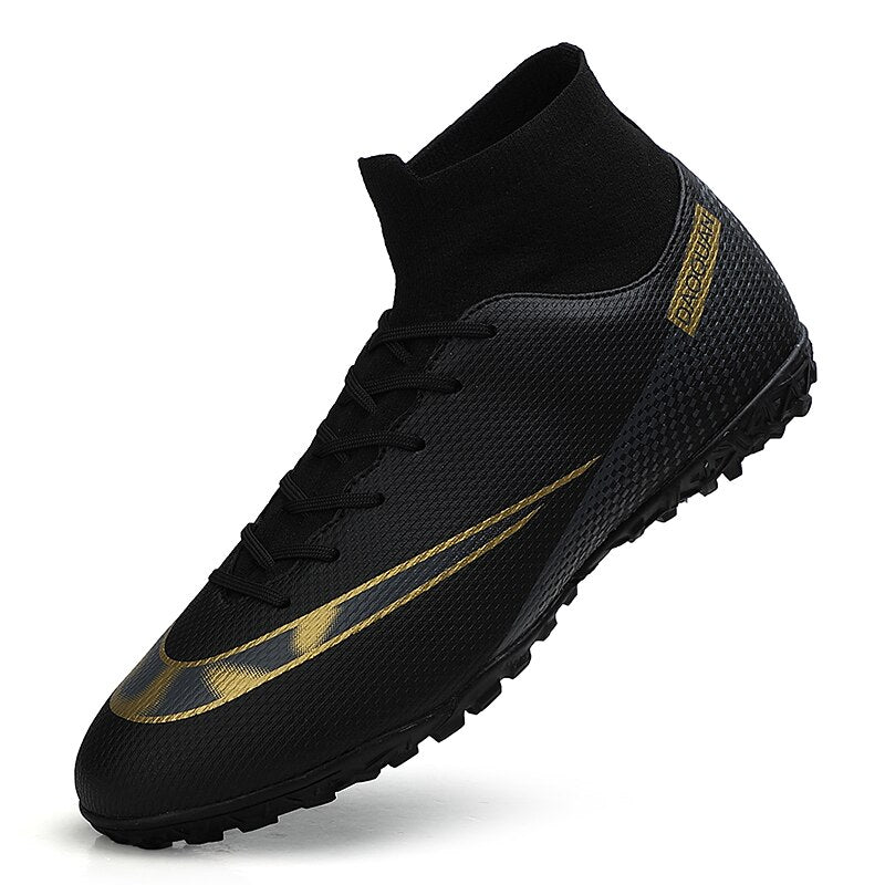 GripStrike | Heren Voetbalschoenen Hoge Enkel - Ademende Outdoor Voetbalschoenen, Antislip Turf Trainers