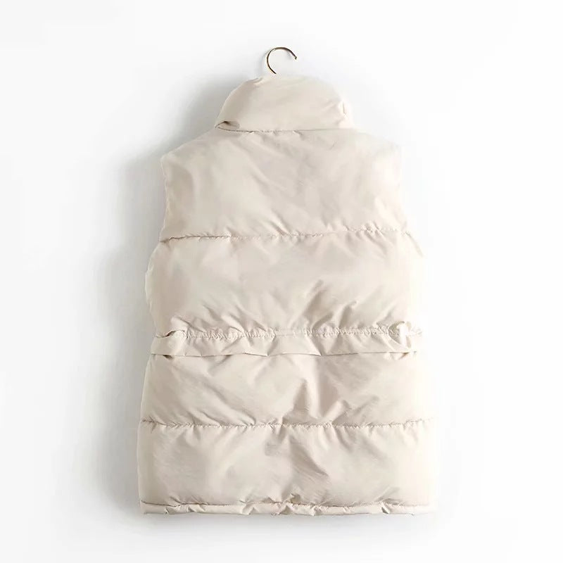 Jaelis | Gewatteerde Bodywarmer voor dames - Stijlvolle mouwloze jas, lichtgewicht, warm, puffervest
