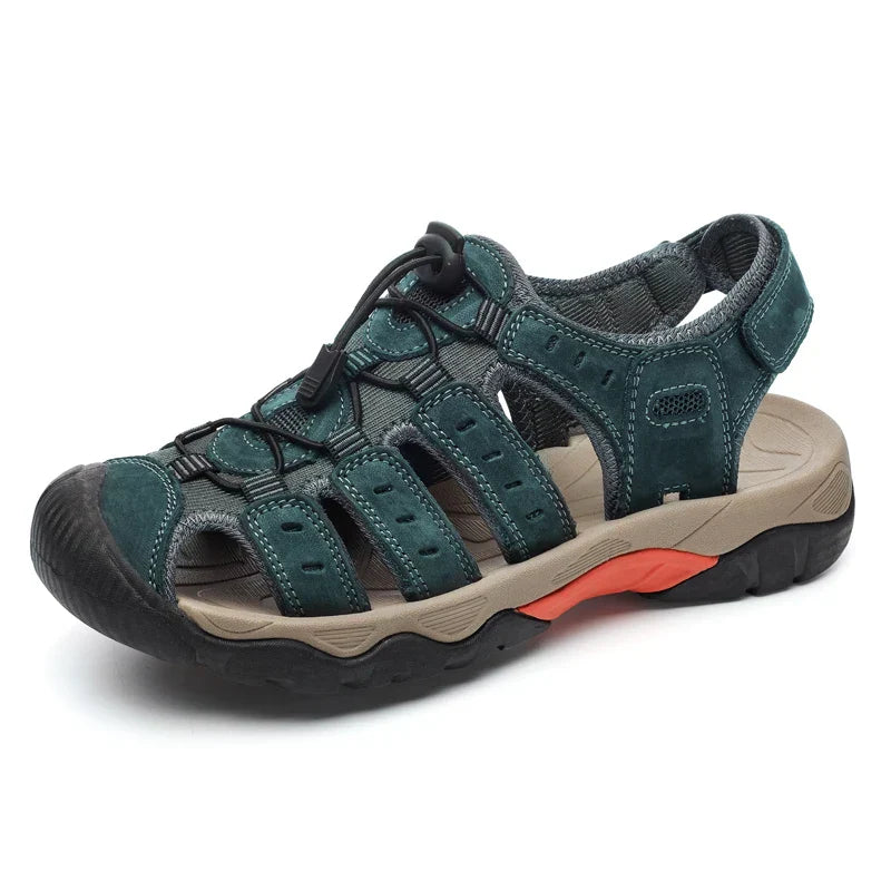 ComforTrek | Leren herensandalen - duurzaam en ademend zomerschoeisel