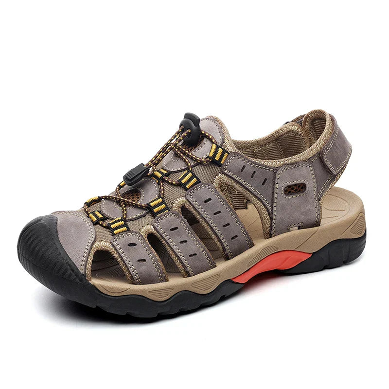ComforTrek | Leren herensandalen - duurzaam en ademend zomerschoeisel