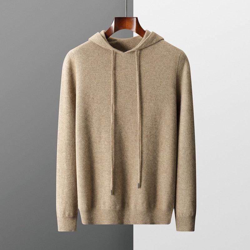Brasken | Merino Wool Hoodie voor heren - Lichtgewicht, ademend, geurbestendig voor buiten