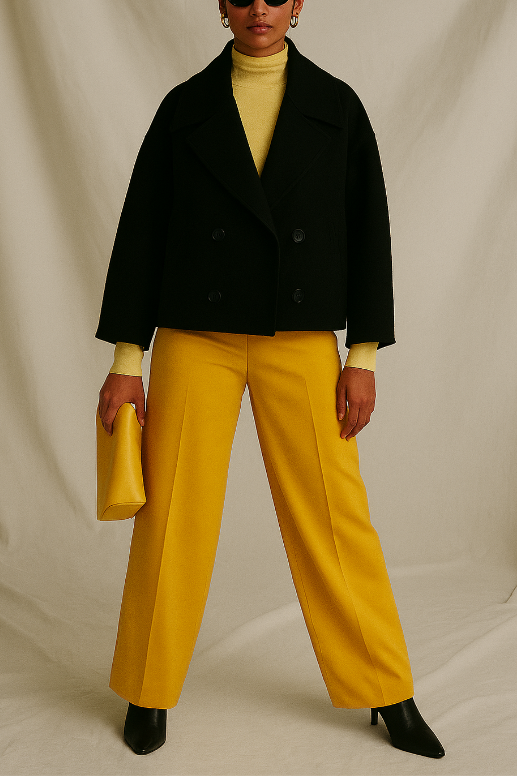 Anneli | Elegante Blazer met Dubbele Sluiting – Loszittend Lang Jasje voor Lente- en Herfstoutfits