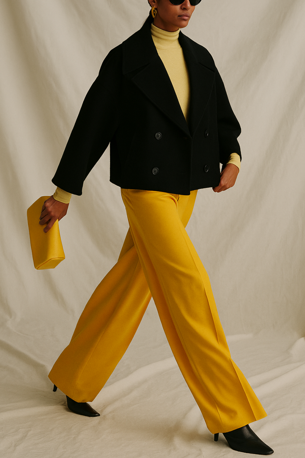 Anneli | Elegante Blazer met Dubbele Sluiting – Loszittend Lang Jasje voor Lente- en Herfstoutfits