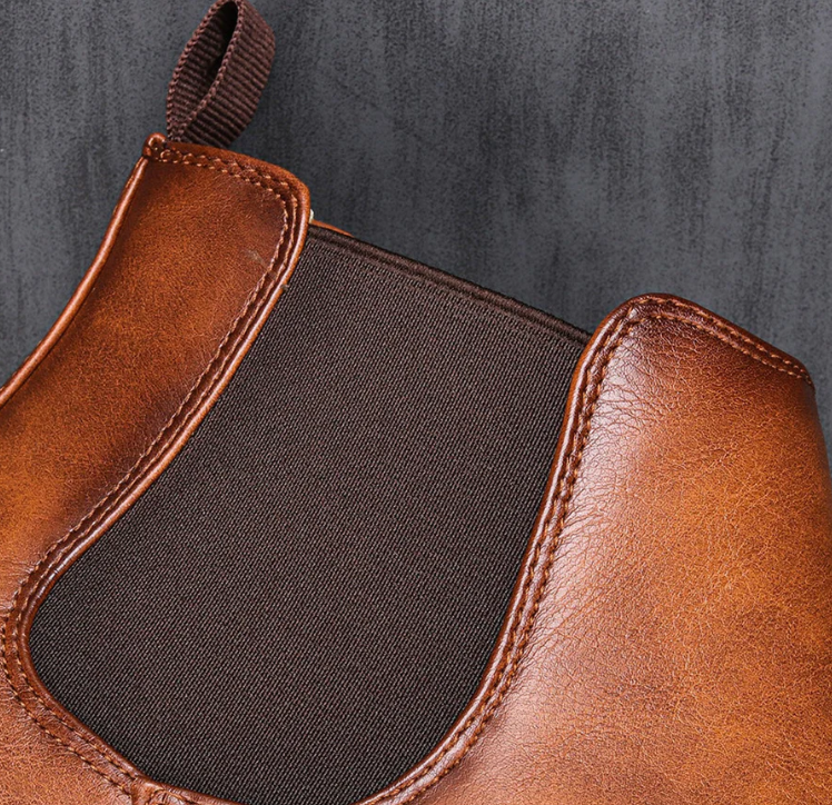 Perron | Leren herenschoenen – Klassieke instaplaarzen, stijlvol, comfortabel en duurzaam