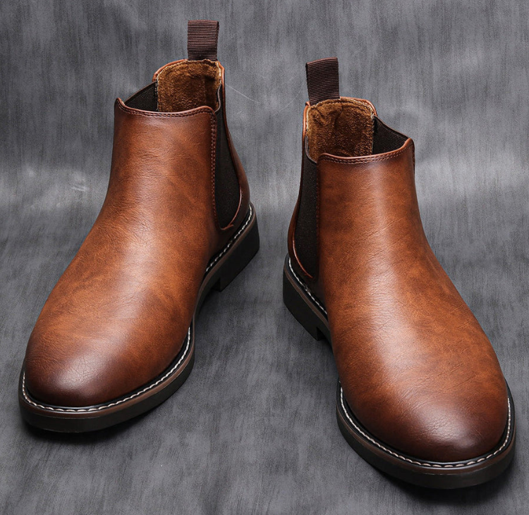 Perron | Leren herenschoenen – Klassieke instaplaarzen, stijlvol, comfortabel en duurzaam