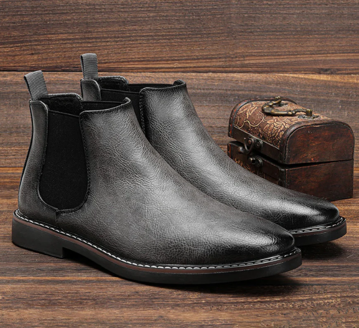 Perron | Leren herenschoenen – Klassieke instaplaarzen, stijlvol, comfortabel en duurzaam