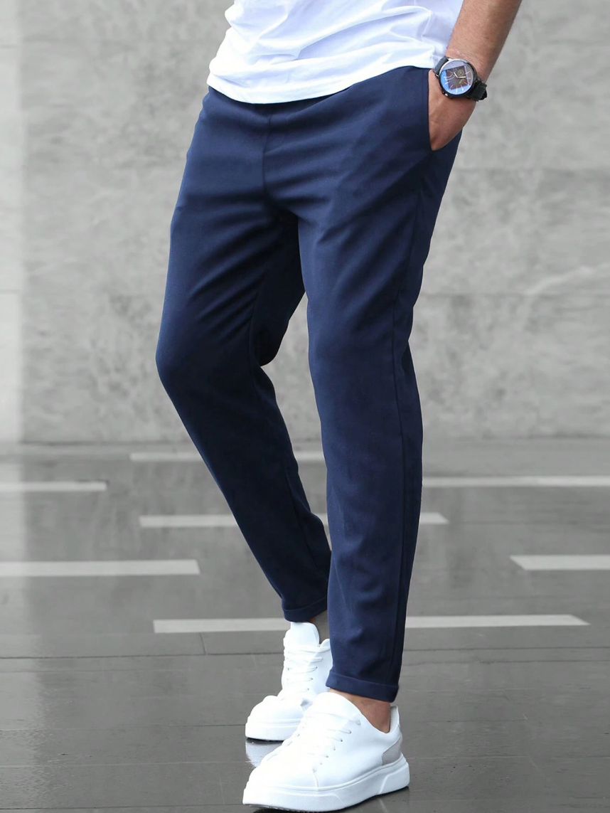 Adrastos | Elastische herenbroek - comfortabel, slim fit, casual en formeel