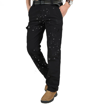 Gorien | Heren Cargo Broek - Winter Fleece Gevoerd, Waterafstotend, Outdoor & Casual Broek