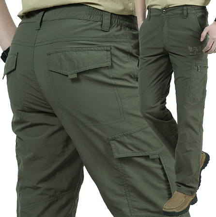 Gorien | Heren Cargo Broek - Winter Fleece Gevoerd, Waterafstotend, Outdoor & Casual Broek